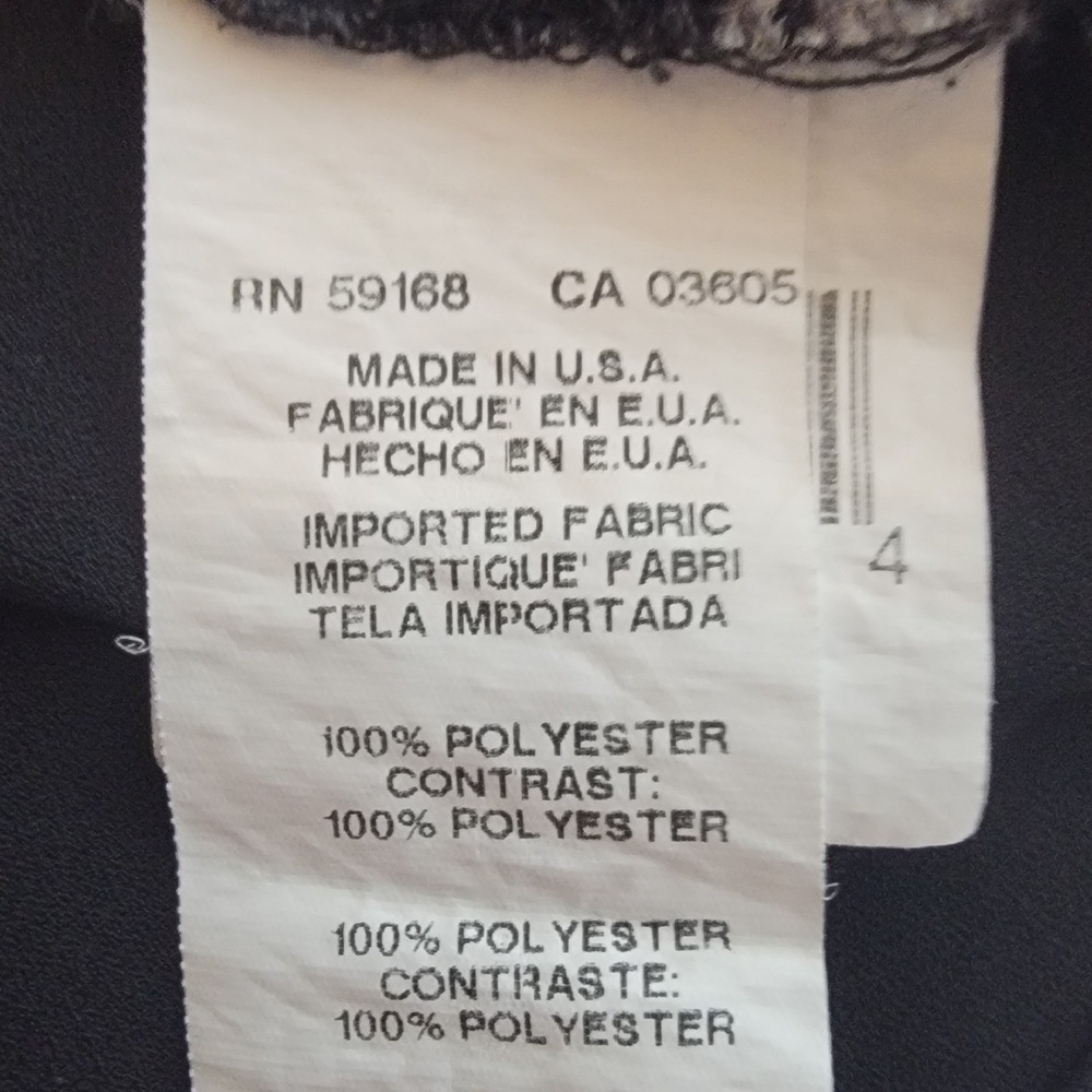 Karen Kane Top Blouse Size M Floral Print High Low Hem Sleeveless Tank - Picture 6 of 9